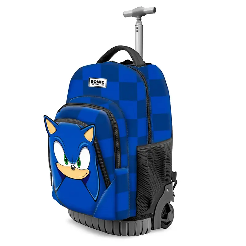 Sonic Sight Blue Fan Gts Trolley Backpack 1