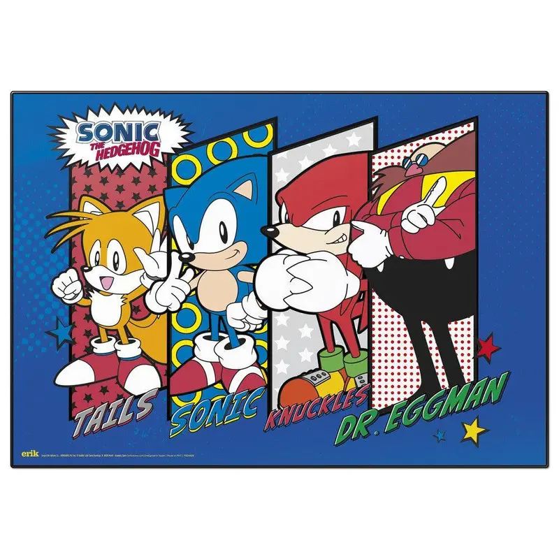 Sonic The Hedgehog Non-Slip Desk Mat 1