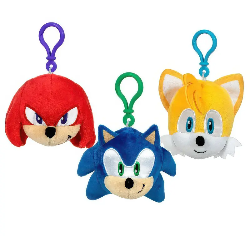 Sonic The Hedgehog Plush Keychain – 10Cm Assortment 1