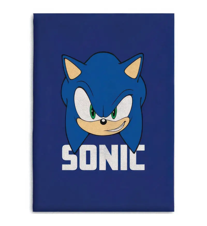 Sonic The Hedgehog Themed Polar Fleece Blanket – Fast & Fun Design 1