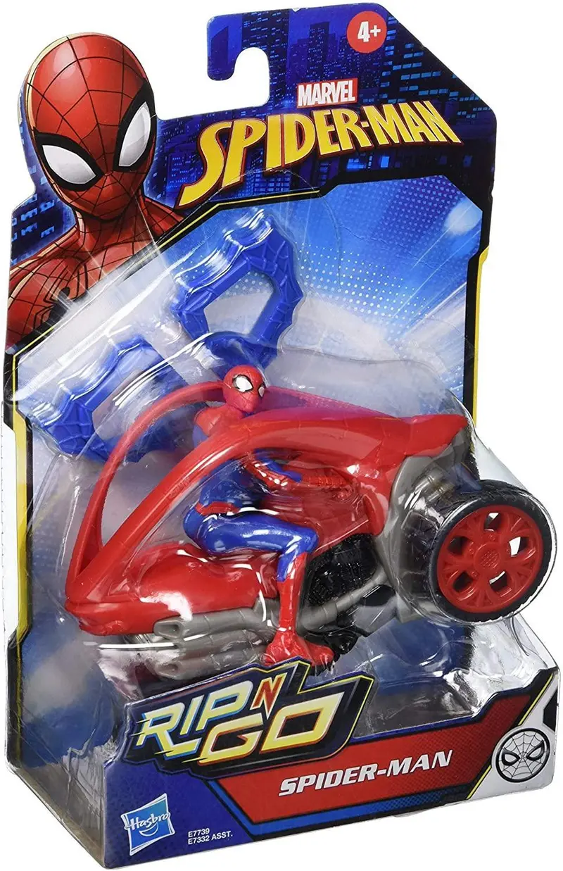 Spider-Man Rip N' Go Vehicle – Pull-Back Action Toy For Kids 1