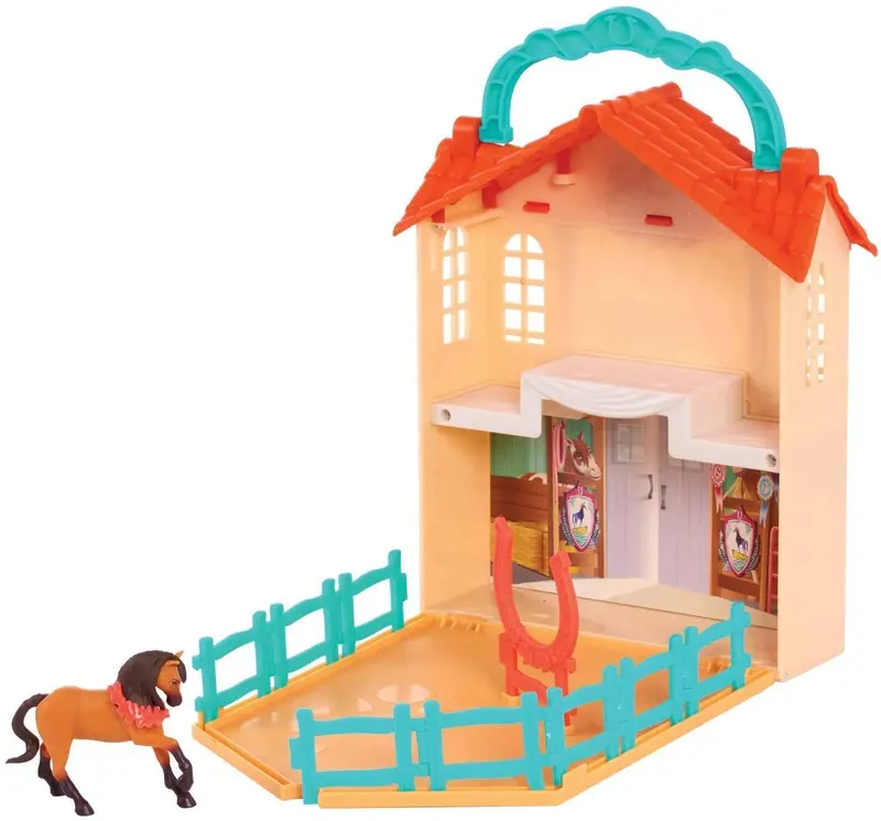 Spirit Stow-N-Go Houses Play Set – Multicolor Portable Storage & Play System 1