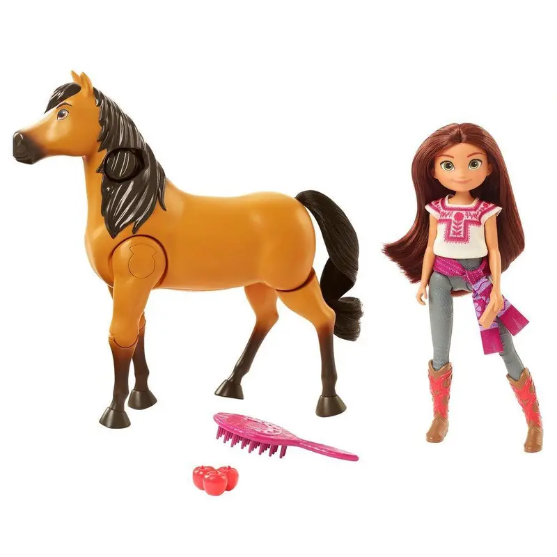 Spirit Untamed Lucky Doll & Spirit Horse Toy Set By Dreamworks 1