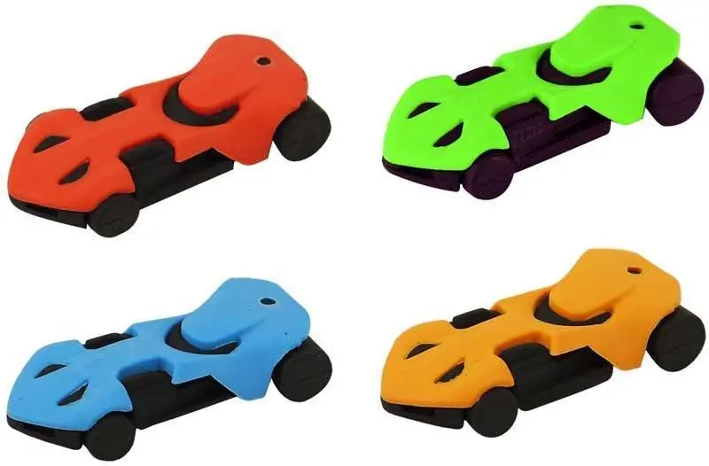 Sports Car Shaped Erasers – Assorted Colors 1