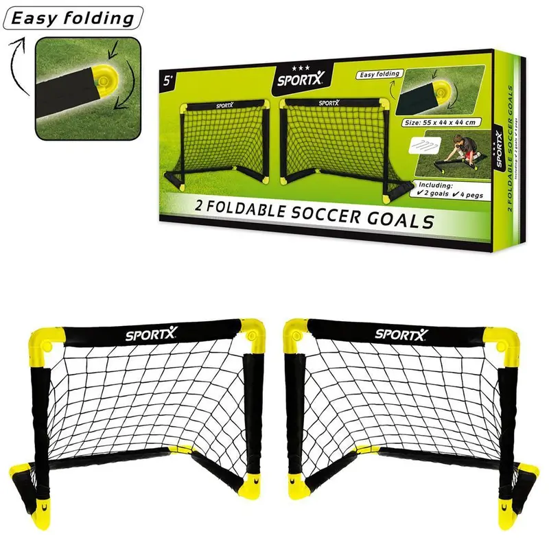 Sportx Dual Portable Soccer Goal Set For Backyard Play 1