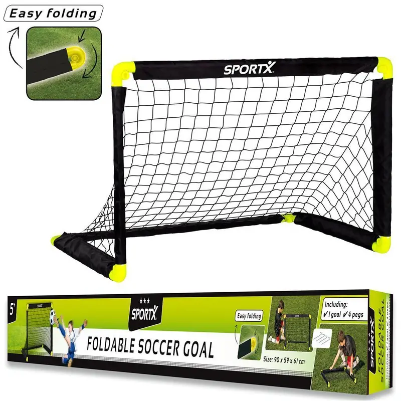 Sportx Lightweight Foldable Mini Soccer Goal (90 Cm) 1