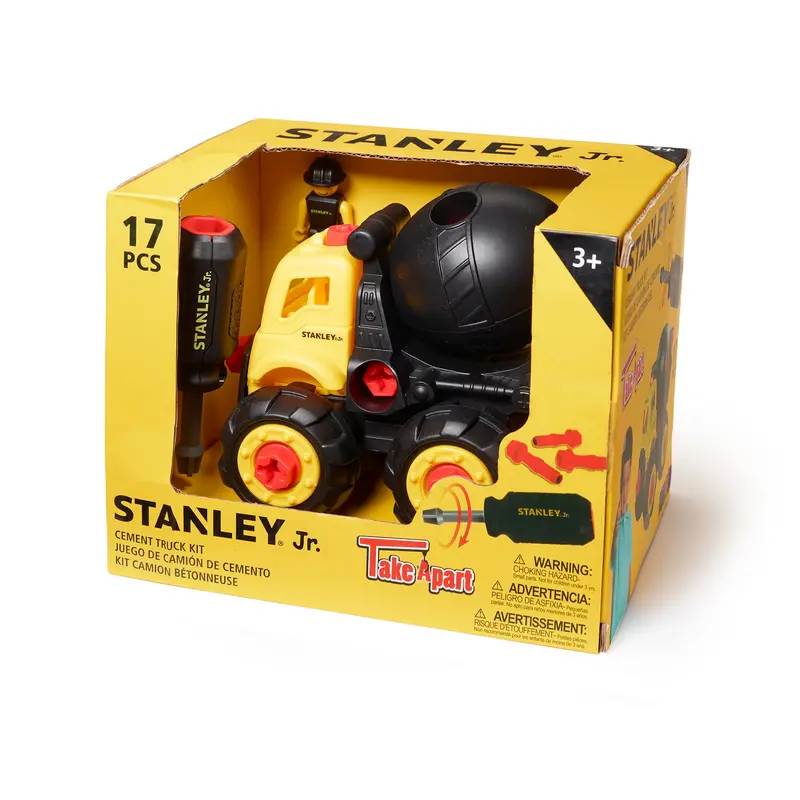 Stanley Jr. Classic Cement Mixer – Disassemble & Rebuild Toy 1