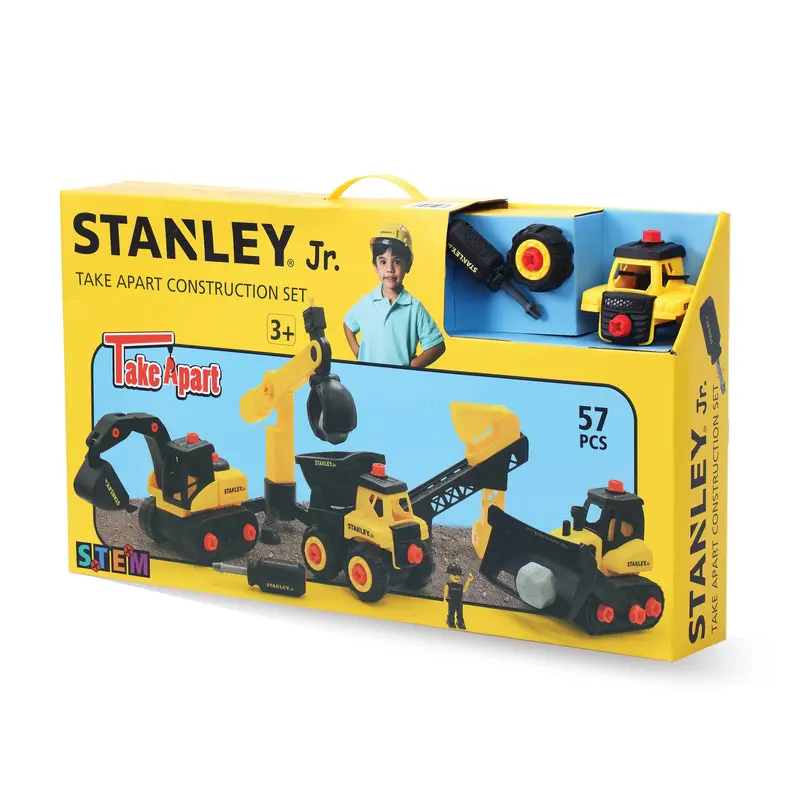 Stanley Jr. Mega Construction Toy Bundle – Take-Apart Play Set For Kids 1