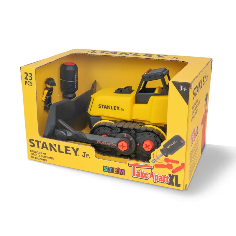 Stanley Jr. Xl Bulldozer Toy With Removable Parts 1