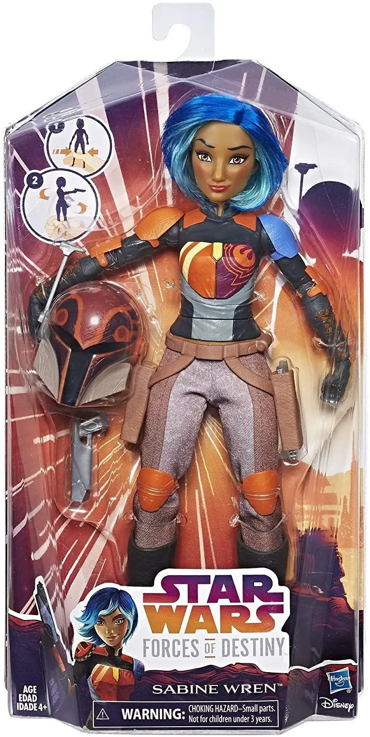 Star Wars Forces Of Destiny Sabine Wren Action Figure Doll 1