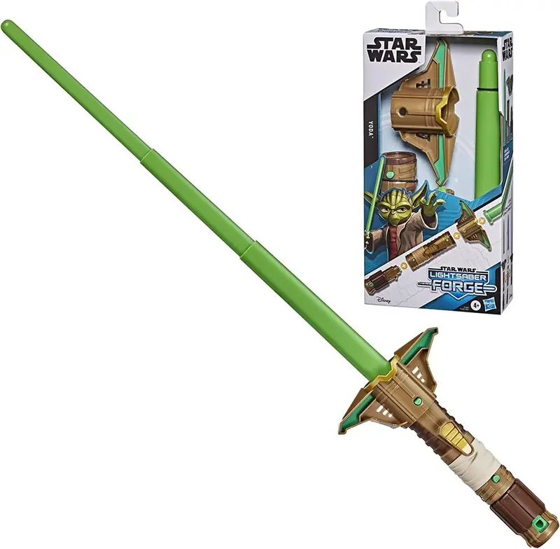 Star Wars Lightsaber Forge: Extendable Green Yoda Lightsaber 1