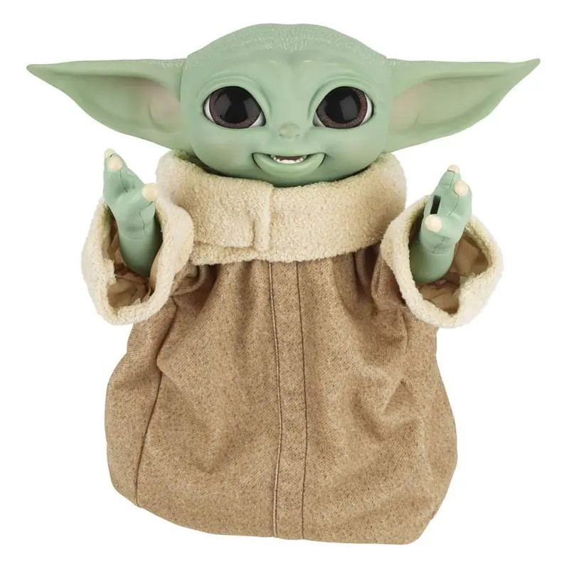Star Wars The Mandalorian Grogu Snackin’ Plush – 23Cm Interactive Toy 1