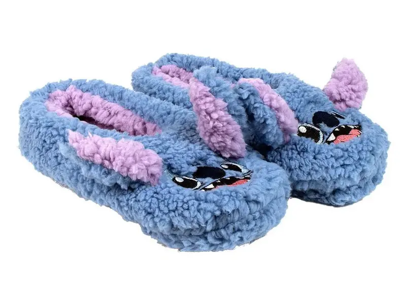 Stitch-Themed Slippers – Disney Character Footwear 1