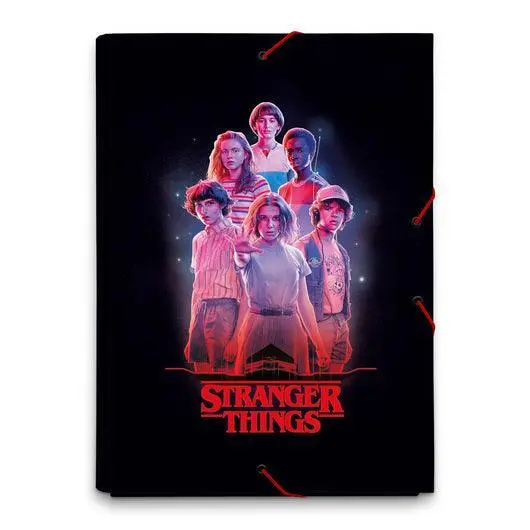 Stranger Things Premium Flap Folder – Themed File Organizer With Retro Design 1