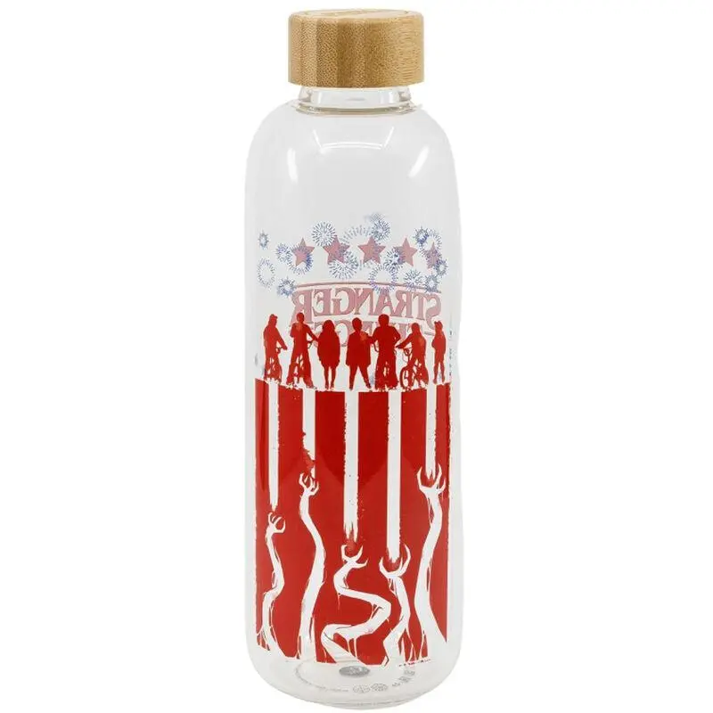 Stranger Things Themed Glass Water Bottle – 1030Ml Collector’S Edition 1