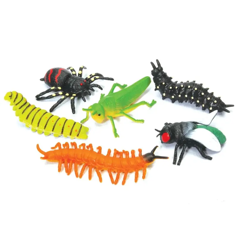 Stretchy Insect Figures – Bouncy, Flexible Critter Assortment 1