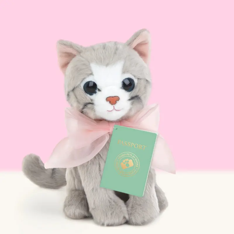 Studio Pets Bella British Shorthair Kitten Plush – 16Cm Mini Feline Friend 1