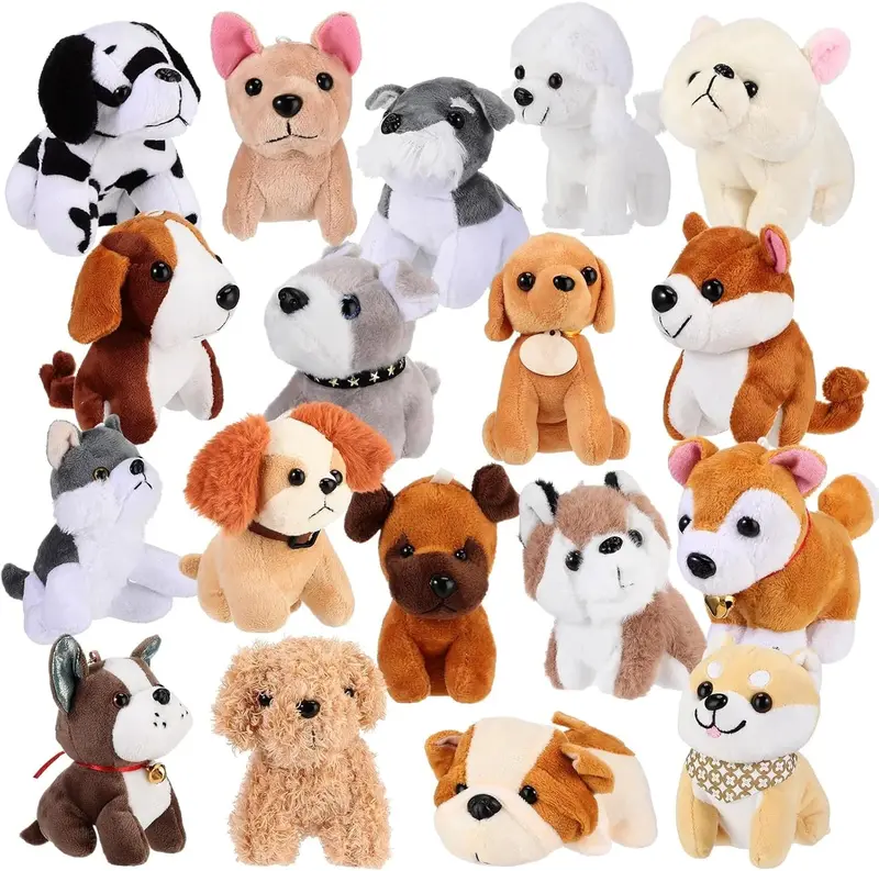 Studio Pets Mini Puppy Plush Collection – 12Cm Assorted Breeds 1