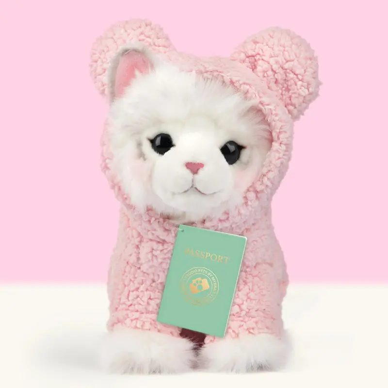 Studio Pets Mousie Ragdoll Kitten Plush – 23Cm Lifelike Stuffed Cat 1