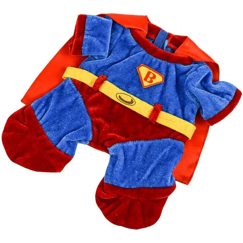 Super Bear Hero Costume For Be My Bear 40Cm Plush 1