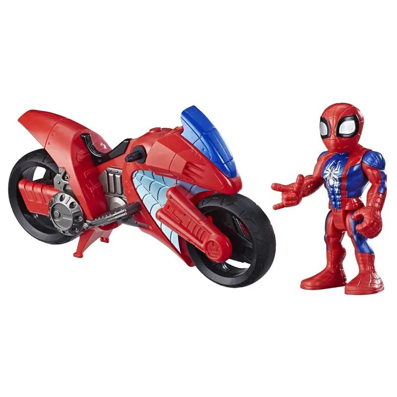 Super Hero Adventures Spider-Man Mega Mini Motorcycle Toy 1