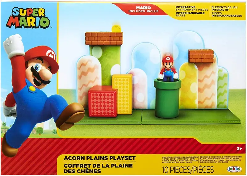 Super Mario Acorn Plains Playset – Jpa85991 Interactive Building Set 1
