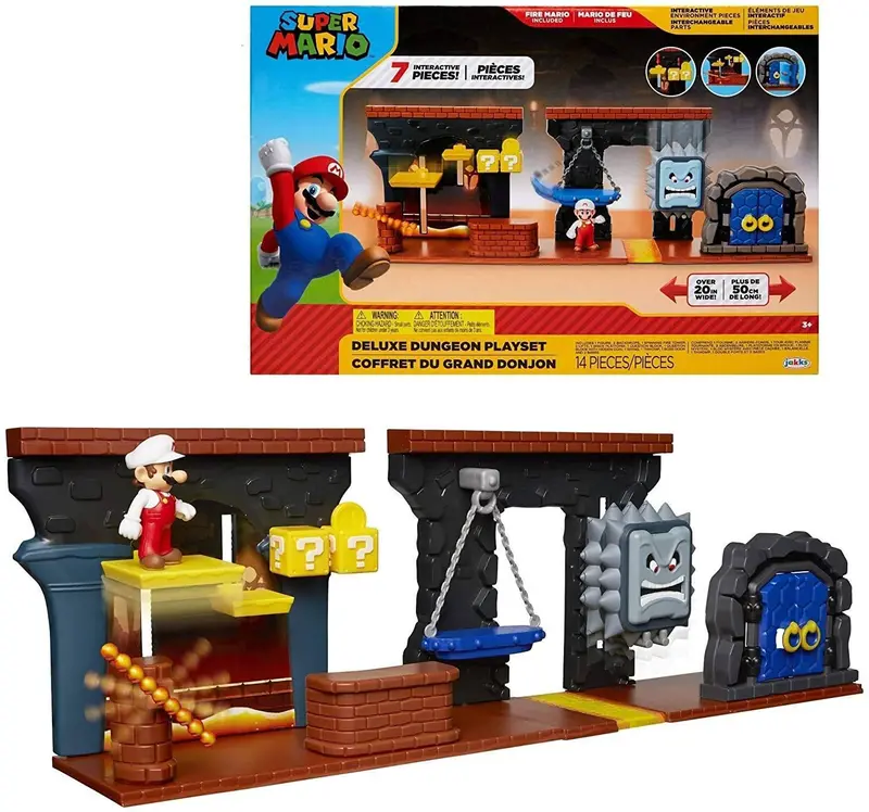 Super Mario Dungeon Deluxe Playset – Jpa85993 Fantasy Adventure Set 1