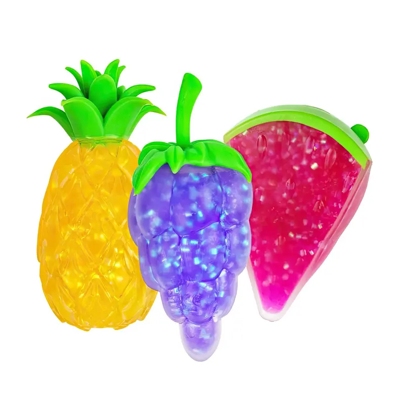 Super Squishy Fruit Toys – Vibrant Sensory Squeeze Collection 1