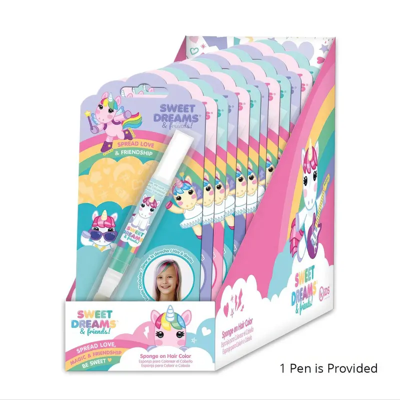 Sweet Dreams Hair Coloring Pens – Assorted Pastel Art Set 1
