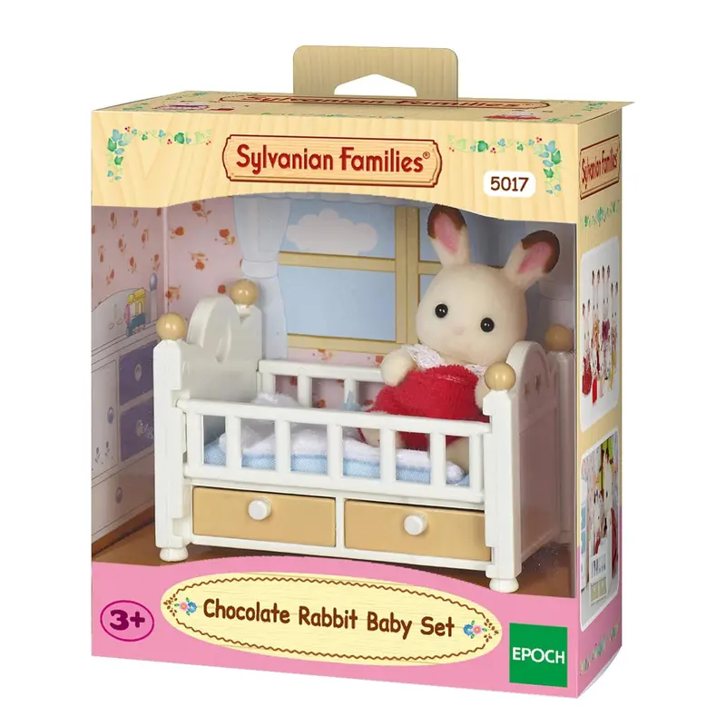 Sylvanian Families Chocolate Rabbit Baby Figure Set 1