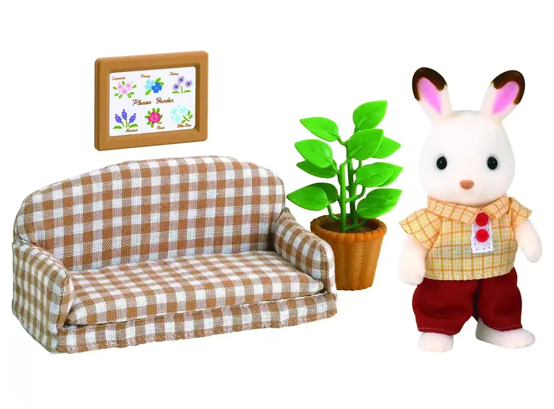 Sylvanian Families Chocolate Rabbit Father Figure 1