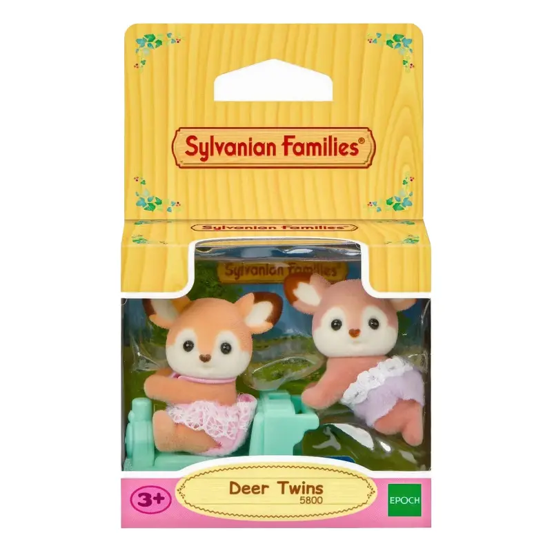 Sylvanian Families Deer Twins Miniature Figure Set 1