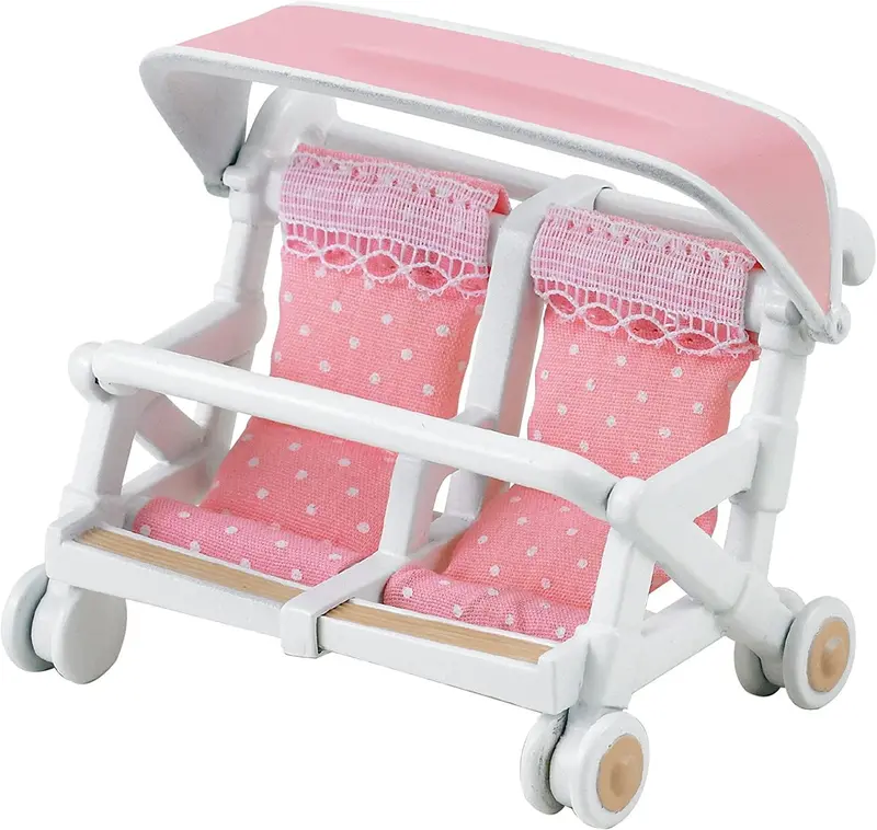 Sylvanian Families Double Pushchair With Accessories 1