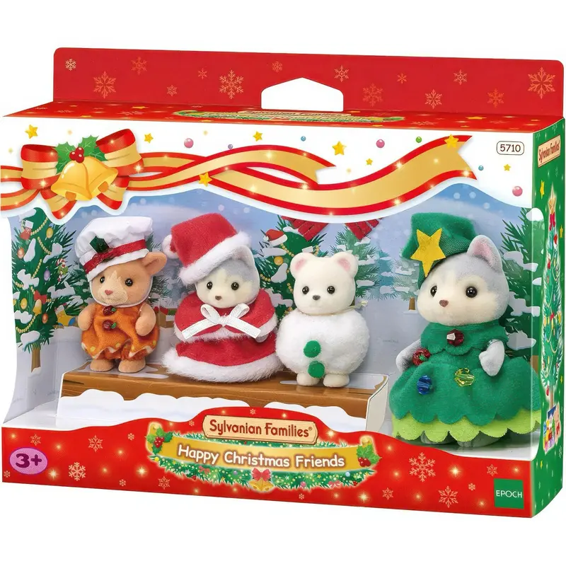 Sylvanian Families Happy Christmas Friends Holiday Set (5710) 1