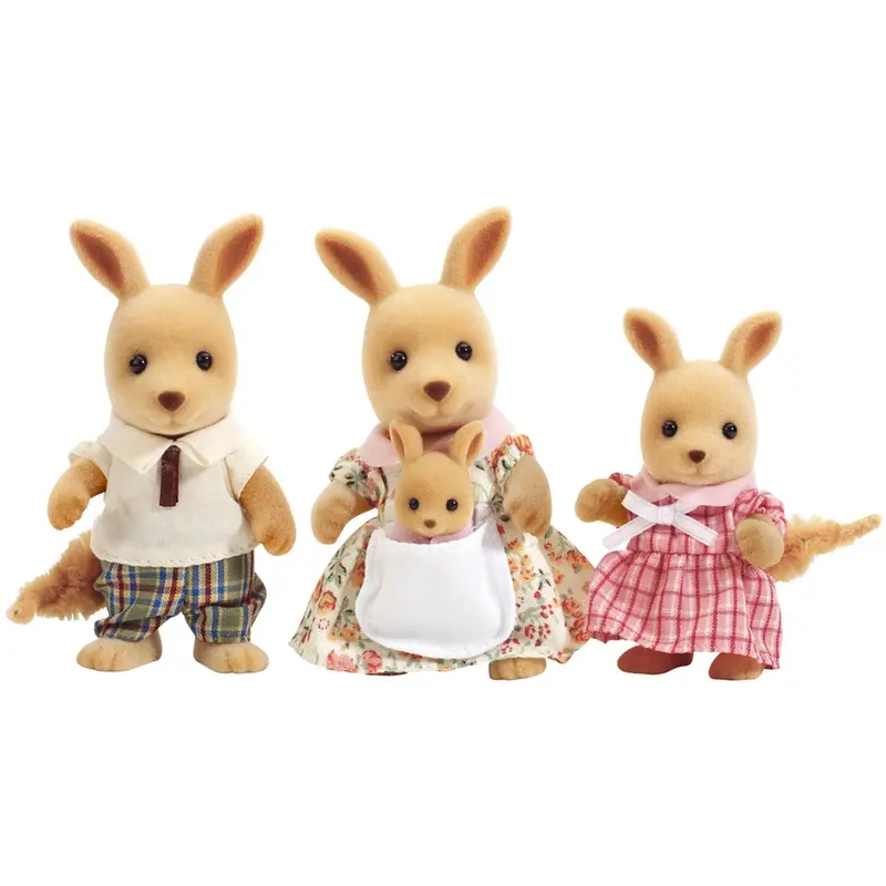 Sylvanian Families Kangaroo Family Figure Set – 4-Piece Collection 1