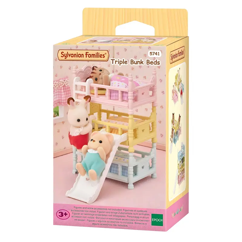 Sylvanian Families Triple Bunk Bed Furniture Set 1