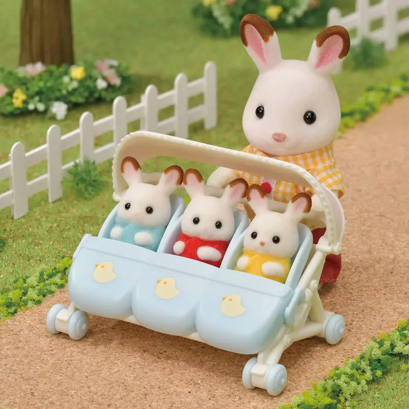 Sylvanian Families Triplets Stroller Set 1
