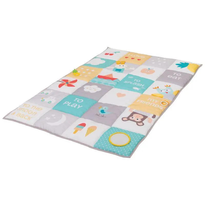 Taf Toys I Love Big Mat – Ultra-Soft Sensory Play Mat In Gentle Pastel Colors 1