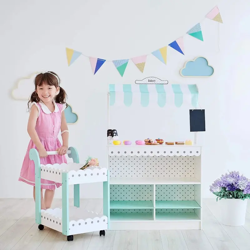 Teamson My Dream Bakery Activity Center With Dessert Stand 1