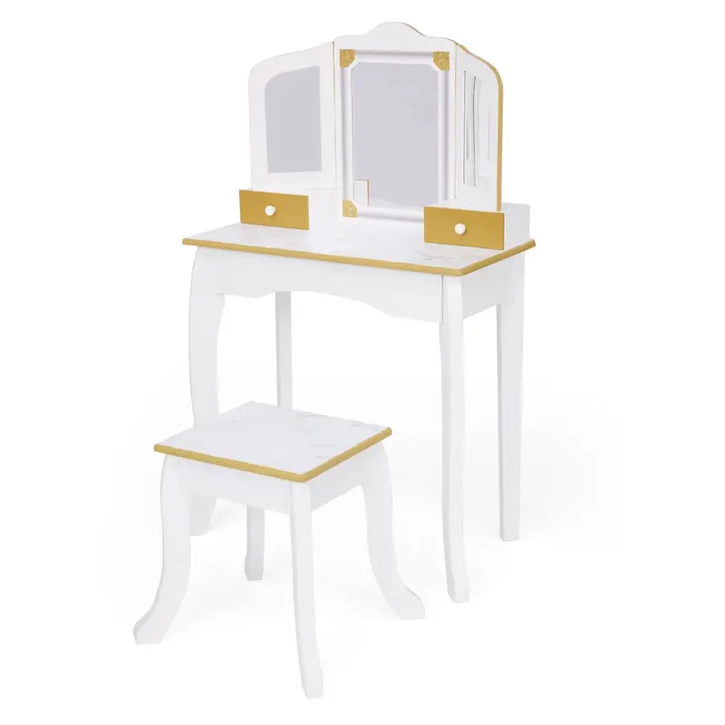 Teamson Versailles Karolina Wooden Dressing Table & Vanity Set 1