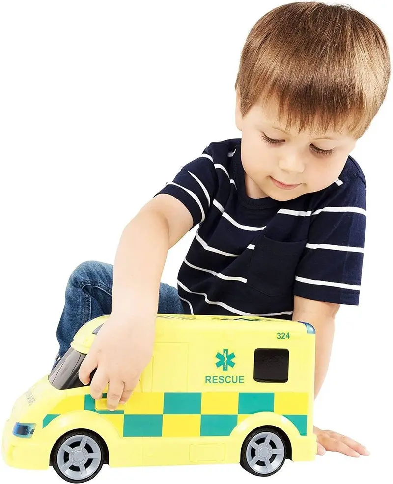 Teamsterz Large Light-And-Sound Ambulance – Interactive Rescue Vehicle 1