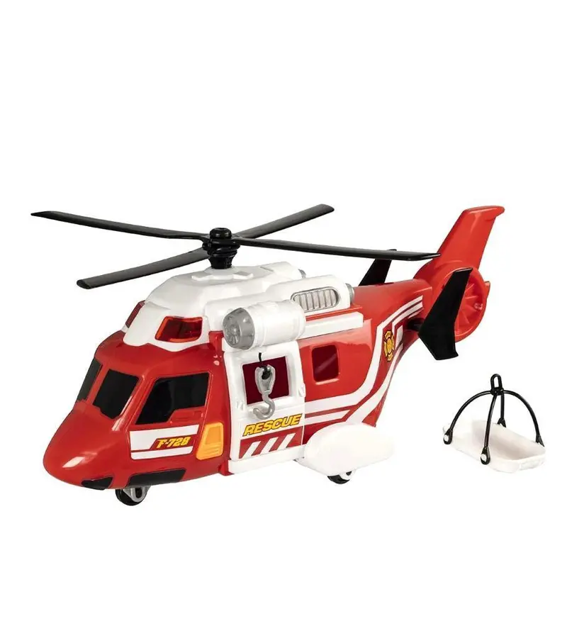 Teamsterz Light And Sand Fire Helicopter – Themed Rescue Toy 1
