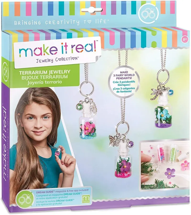 Terrarium Pendant Jewelry Making Kit – Diy Nature-Themed Craft By Make It Real 1
