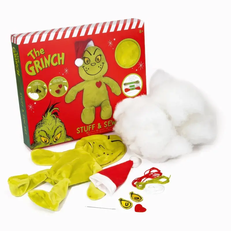 The Grinch Diy Sewing Kit – Stuff & Stitch Your Own Grinch Plush 1