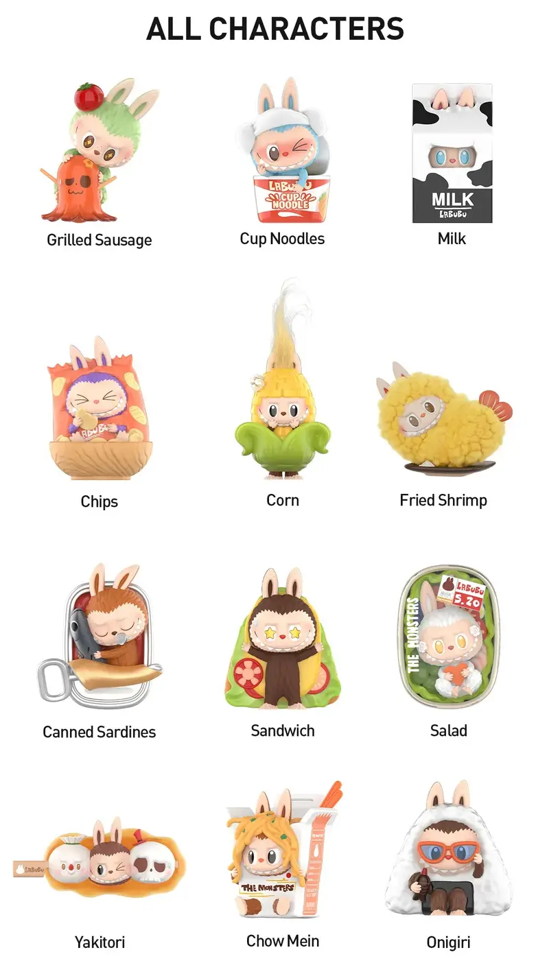 The Monsters Wacky Mart Collectible Figure Series – Quirky Blind Box Set 1