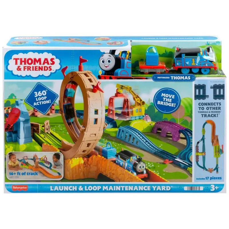 Thomas & Friends Launch & Loop Maintenance Yard Action Playset 1