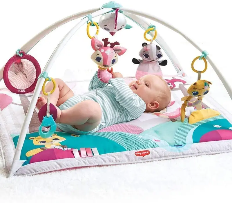 Tiny Love Gymini Deluxe Play Mat – Premium Musical Newborn Activity Gym With Detachable Toys 1