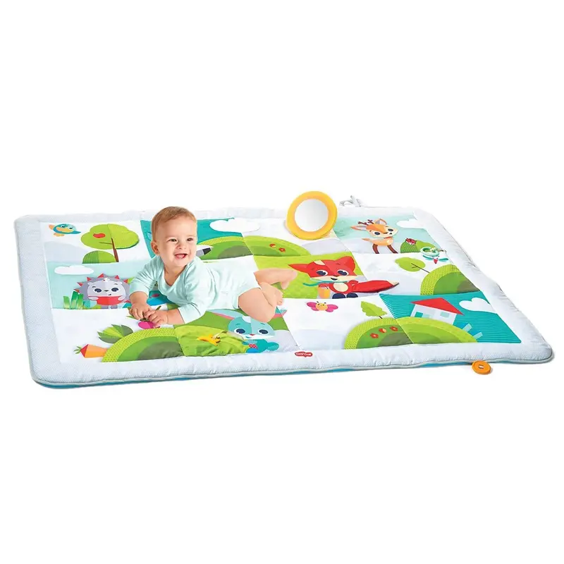 Tiny Love Meadow Days Super Mat – Extra-Large Sensory Play Mat With Arch And Hanging Toys 1