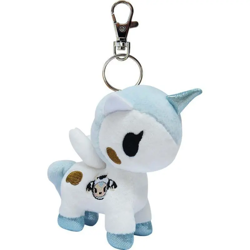 Tokidoki Aurora Mooka Unicorn Plush Keychain – Sparkling Aurora 60799 1