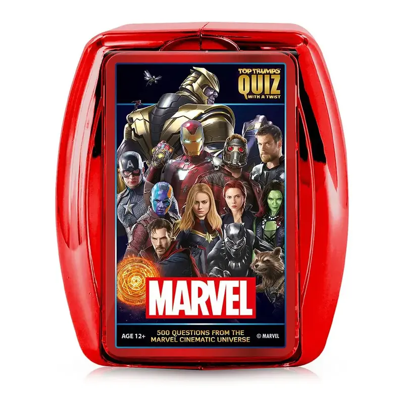 Top Trumps Marvel Cinematic Universe Quiz Card Game 1